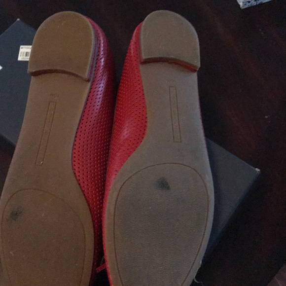 Red Leather Tommy Hilfiger Shoes - Picture 3 of 4